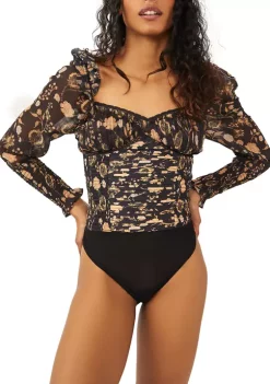 Cheap 🤩 Free People Brunch Date Bodysuit 🤩 -Free People Sales Belk 1046