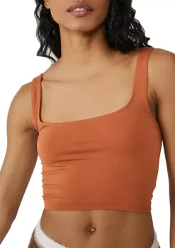 Promo 🛒 Free People Scoop Neck Crop Top 🛒 -Free People Sales Belk 1066