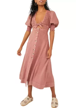 Buy 🤩 Free People String of Hearts Maxi 👗 Dress 🎁 -Free People Sales Belk 1072