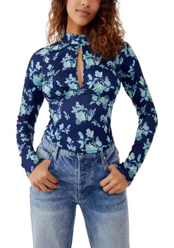 Top 10 😀 Free People Dinner Party Printed Top 🔔 -Free People Sales Belk 1078