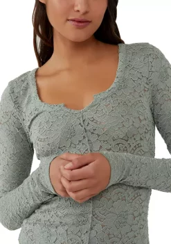 Top 10 🔔 Free People Cloud Ride Notch Long Sleeve Knit Top 💯 -Free People Sales Belk 1125