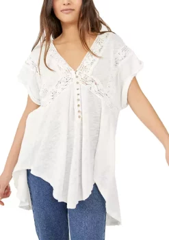 Top 10 💯 Free People Drape Sleeve Embroidered Tunic 😉