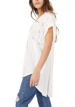 Top 10 💯 Free People Drape Sleeve Embroidered Tunic 😉 -Free People Sales Belk 1140