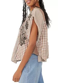 Wholesale ✔️ Free People Half Moon Stripe 👕 Shirt 😀 -Free People Sales Belk 1146