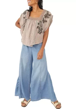 Wholesale ✔️ Free People Half Moon Stripe 👕 Shirt 😀 -Free People Sales Belk 1148