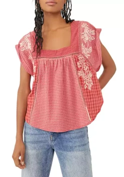 Wholesale ✔️ Free People Half Moon Stripe 👕 Shirt 😀 -Free People Sales Belk 1149