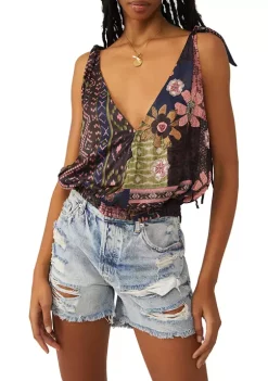Best deal 😉 Free People Floral Tie Shoulder Tank 🌟
