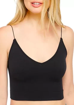 Cheapest ✔️ Free People Ribbed V-Neck Brami 🥰