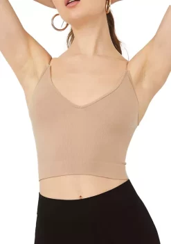 Cheapest ✔️ Free People Ribbed V-Neck Brami 🥰 -Free People Sales Belk 1261