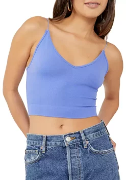 Cheapest ✔️ Free People Ribbed V-Neck Brami 🥰 -Free People Sales Belk 1266