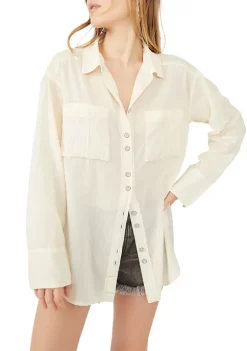 Hot Sale ✔️ Free People We The Free Sheer Luck 👕 Shirt ✔️ -Free People Sales Belk 1351