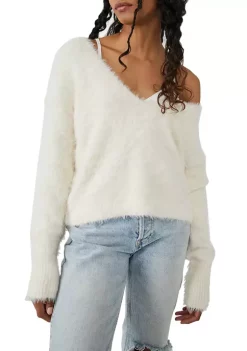 Coupon ⭐ Free People Serendipity V-Neck Sweater 👏 -Free People Sales Belk 1441