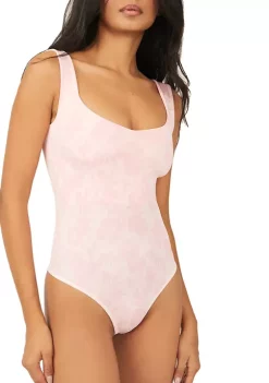 Promo 🧨 Free People Printed Clean Lines Bodysuit 👏 -Free People Sales Belk 1462
