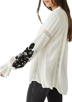 New 🤩 Free People Tusalossa Embroidered Top 😀 -Free People Sales Belk 1533