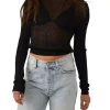 Best Sale ⭐ Free People Crew Neck Pullover Sweater 🛒