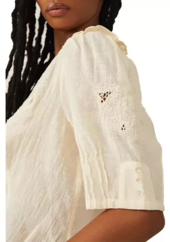 Deals 🎉 Free People Laurie Embroidered Blouse 🔔 -Free People Sales Belk 1552