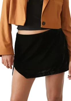 Budget ✨ Free People Annalise Velvet Mini 👗 Skirt 🎉 -Free People Sales Belk 1652