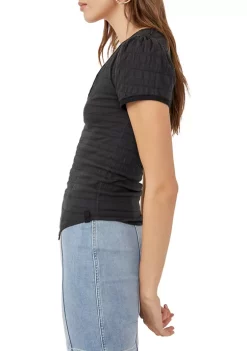 Best reviews of 🎁 Free People Puff Sleeve Scoop Neck Ribbed Top 🌟 -Free People Sales Belk 1655