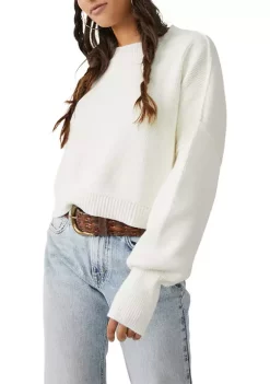 Brand new ✨ Free People Easy Street Crop Pullover Sweater ❤️ -Free People Sales Belk 1701