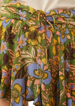 New ❤️ Free People Floral Mini Skort ⌛ -Free People Sales Belk 1752