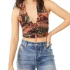 Buy ✨ Free People Printed Heather Bralette Top ⭐