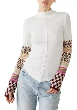 Best reviews of ⌛ Free People Gorgeous Cuff Thermal Top 👍 -Free People Sales Belk 193