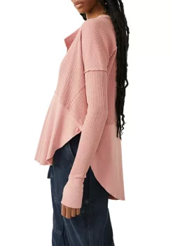 Discount 🥰 Free People We the Free Monterey Thermal 👚 Shirt 🎁 -Free People Sales Belk 2