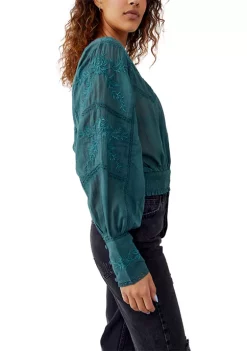 Promo ⭐ Free People Lucky Me Lace Top ✔️ -Free People Sales Belk 2010