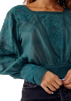 Promo ⭐ Free People Lucky Me Lace Top ✔️ -Free People Sales Belk 2011