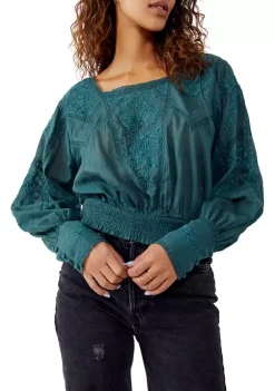 Promo ⭐ Free People Lucky Me Lace Top ✔️ -Free People Sales Belk 2012