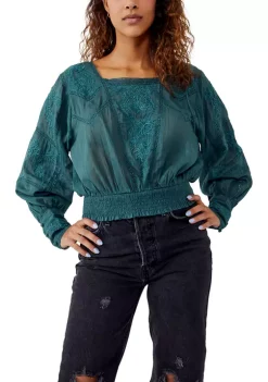 Promo ⭐ Free People Lucky Me Lace Top ✔️ -Free People Sales Belk 2013