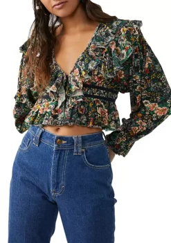 Brand new 😉 Free People Rudi Ruffle Top 🔔