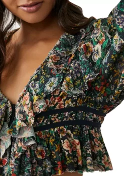 Brand new 😉 Free People Rudi Ruffle Top 🔔 -Free People Sales Belk 2034