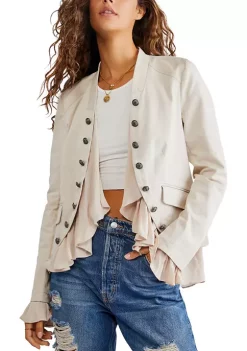 Flash Sale 🤩 Free People Ruffles Romance Jacket ✨ -Free People Sales Belk 2082