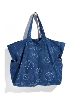 Brand new 💯 Free People Organic Veg Dyed Printed Tote 🥰 -Free People Sales Belk 2092