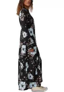Hot Sale ⌛ Free People Back At It Maxi 👗 Dress 👍 -Free People Sales Belk 2305