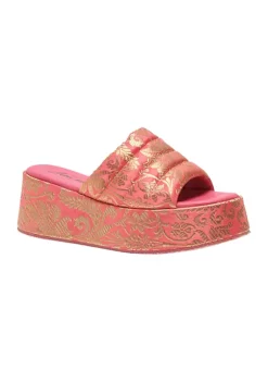 Top 10 😉 Free People Almost Paradise Brocade Flatform 🩴 Sandals ⌛