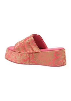 Top 10 😉 Free People Almost Paradise Brocade Flatform 🩴 Sandals ⌛ -Free People Sales Belk 2428