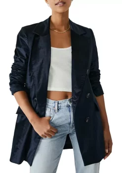 Budget 🔥 Free People Cosmo Velvet Blazer 🤩 -Free People Sales Belk 2471