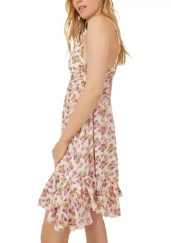 Cheapest ⌛ Free People Sleeveless Floral Ruffle Hem 👗 Dress 🔔 -Free People Sales Belk 2476