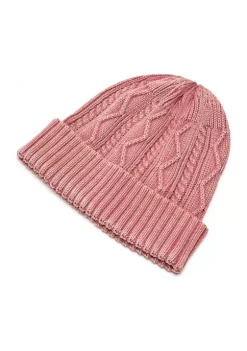 New ❤️ Free People Stormi Washed Cable Beanie 💯 -Free People Sales Belk 2539
