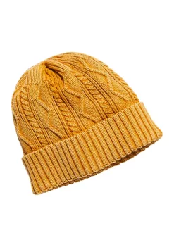 New ❤️ Free People Stormi Washed Cable Beanie 💯 -Free People Sales Belk 2541