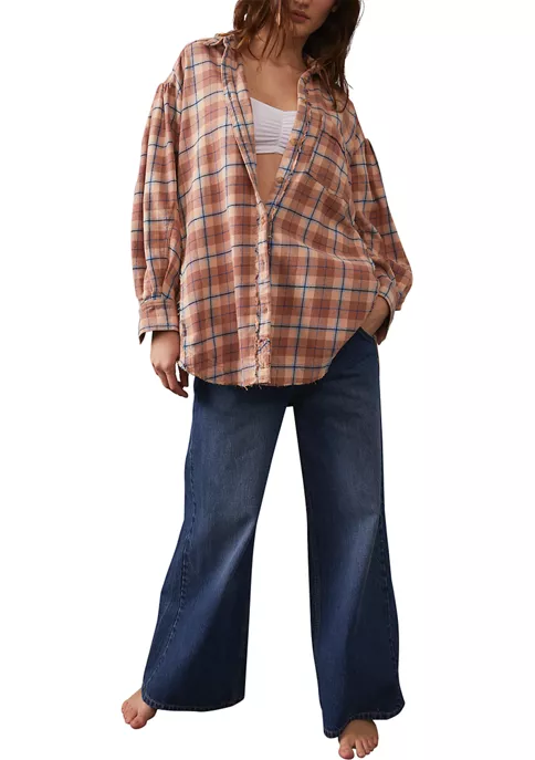 Best Pirce ๐ฅ Free People We The Free Happy Hour Plaid ๐ Shirt ๐ 4 Best Pirce ๐ฅ Free People We The Free Happy Hour Plaid ๐ Shirt ๐ - Image 4