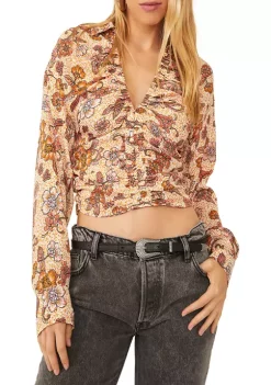 Promo 🥰 Free People I Got You Printed Top ❤️