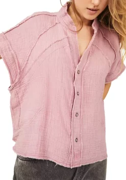 Coupon 🎁 Free People Dreamy Days 👚 Shirt 👍 -Free People Sales Belk 2687