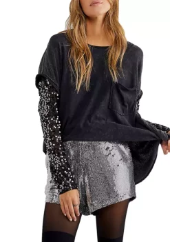 Coupon 🤩 Free People Celine T-Shirt ✔️ -Free People Sales Belk 310
