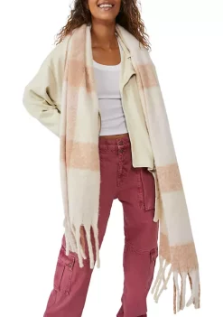 Promo 🤩 Free People Piper Plaid Recycled Blend Scarf 🌟 -Free People Sales Belk 329