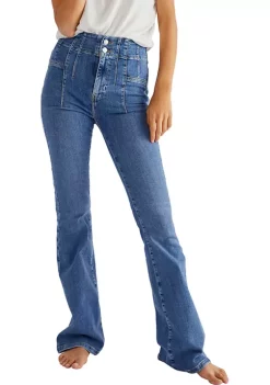 Cheap 🥰 Free People We The Free Jayde Flare 👖 Jeans 🛒 -Free People Sales Belk 43
