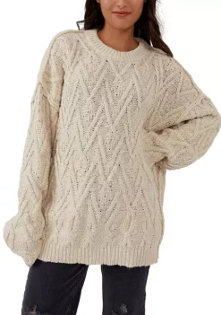 Top 10 ⌛ Free People Isla Cable Knit Tunic 🌟 -Free People Sales Belk 437