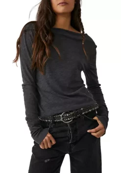 Best Pirce 🔥 Free People Kimmi Long Sleeve Top 😀